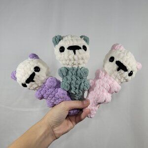 Crochet Otter Plushie | Teal Color | Handmade Gifts